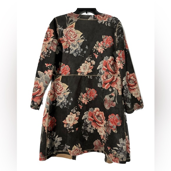 Anthropologie Solitaire Faux Sued Kimono Jacket - Picture 5 of 7